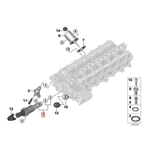 BMW カムシャフトソレノイドバルブ
