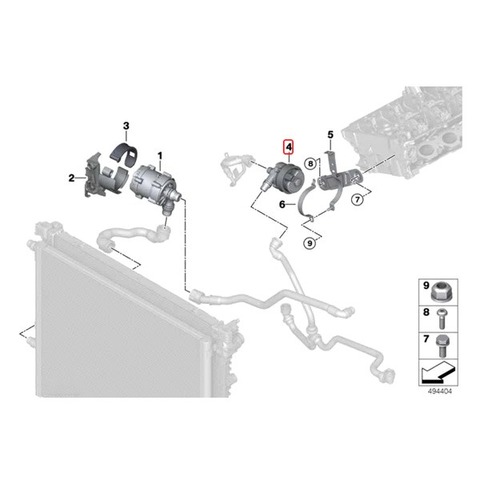 BMW アディショナルウォーターポンプ