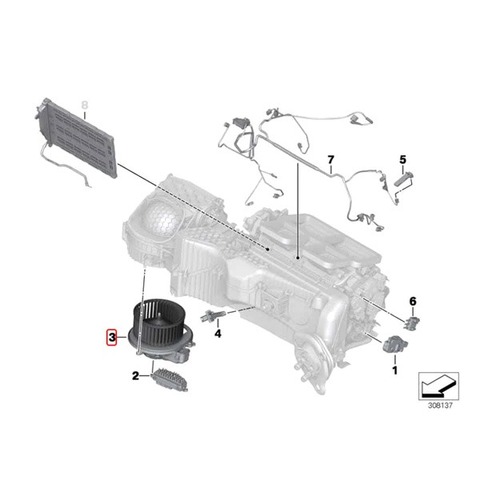 BMW ブロアモーター