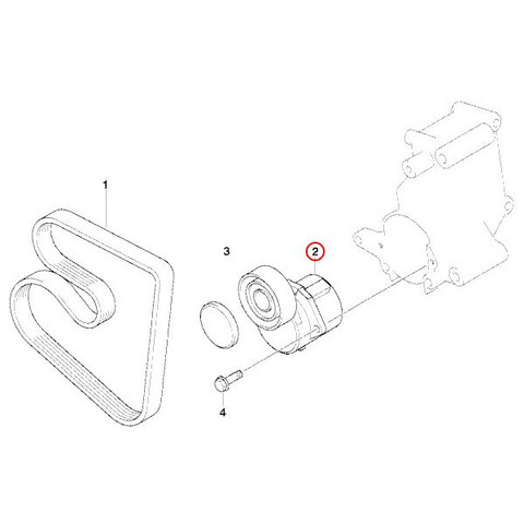 BMW E46 E36 Z3 ファンベルトテンショナー 機械式 M43 M44 11281247647 11281432104