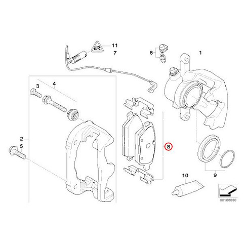 SWAG製 BMW MINI R55 R56 R57 R58 R59 フロント ブレーキパッド 34116772892 34116860016 20916559 Clubman Cooper One