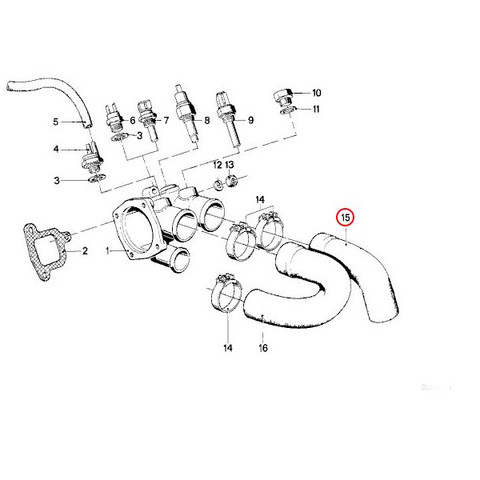 BMW ラジエーターホース/アッパーホース