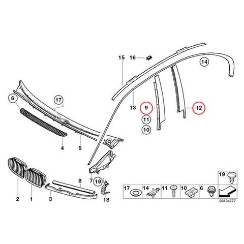  BMW 3シリーズ E46 4ドア用 Bピラーカバー左右 アルミパネル仕様 B04672010 51338160969 アクセサリー