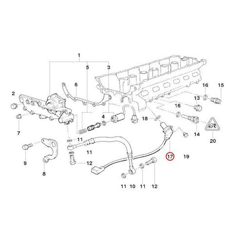 純正OEM VDO製 BMW Z3 ロードスター 2.8 カムシャフトポジションセンサー/カムセンサー 5WK96011Z 12141703221