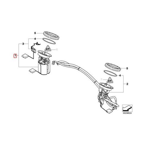 純正OEM BMW 燃料ポンプ/フューエルポンプ