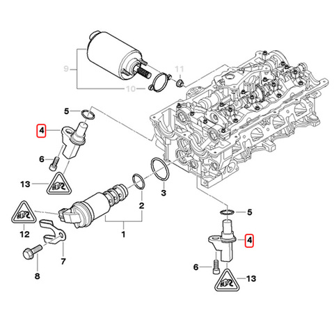 TPI製 BMW Z3 Z4/E85 カムシャフトポジションセンサー 12147518628 12141438082 1.9 2.0 2.2i 2.8 3.0i 2.2i 2.5i 3.0i