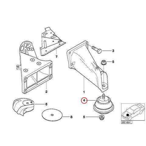 RUVILLE製 BMW E46 E36 エンジンマウント 左右セット M50 M52 M54 N52 直6エンジン 22116771361 22111095444 320i 323i 