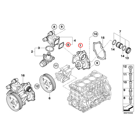 GRAF製 BMW ウォーターポンプ