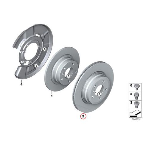 Metelli製 BMW E90 E91 E92 リア/リヤ ブレーキローター 左右セット 防錆仕様 34216855007 320i 323i 325i