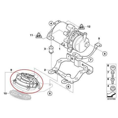 BMW MINI ミニ パワステポンプ電動ファン