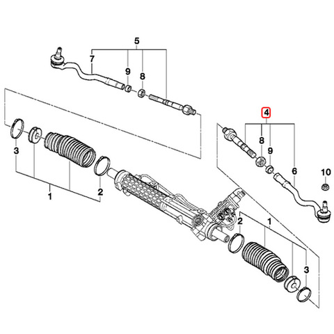 純正OEM LEMFORDER製 BMW Zシリーズ Z4/E85 Z4/E86 ステアリングタイロッド ASSY 左側 32106777503 2.2i 2.5i 3.0i 3.0si