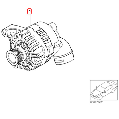 BMW オルタネーター/ダイナモ 120A