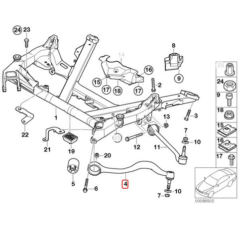 純正OEM TRW製BMW5シリーズE39フロント プルストラットアーム/ストラットアッパーアーム 左右セット set355 31121141717 31121141718 525i528i530i