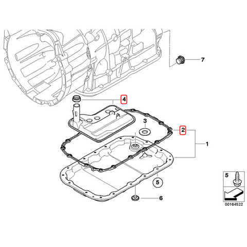 BMW 1シリーズ E87 E88 ATフィルター/オートマミッションオイルストレーナー＆ガスケット 24117593565 24117572618 116i 120i 130i