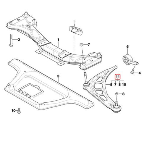 [6ヶ月保証]BMW E46 フロント ロアアーム/コントロールアーム 左右セット 31122282121 31126758519 31122282122 316ti 318ti 318Ci