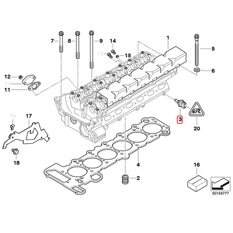 URO製 BMW 水温センサー