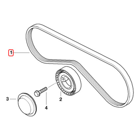 BMW エアコンベルト