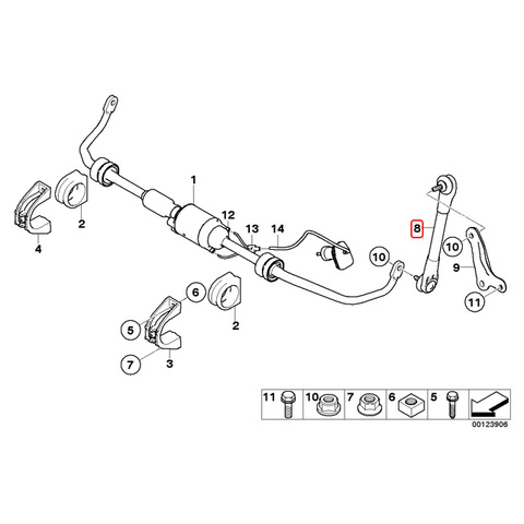 MEYLE製 BMW フロント スタビライザーリンク