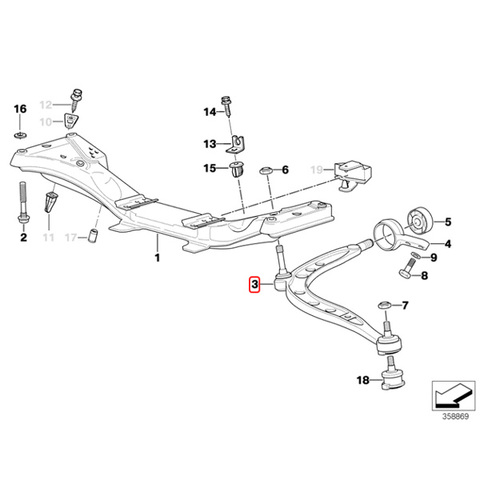 BMW フロント ロアアーム 右側