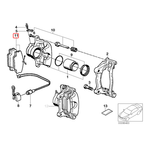 BMW フロント ブレーキパッド