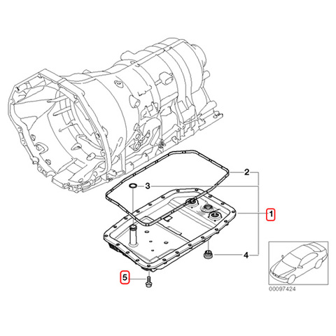 BMW ATオイルパン フィルターASSY