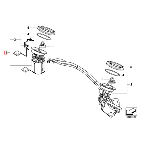 純正 BMW 燃料ポンプ