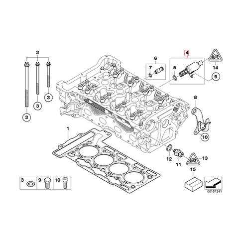 純正 BMW MINI ミニ カムシャフトソレノイドバルブ