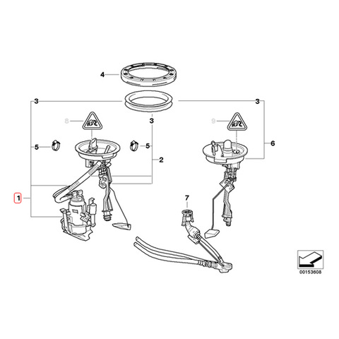 純正 BMW 燃料ポンプ