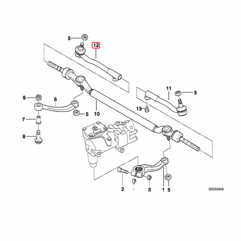 BMW ステアリングタイロッド