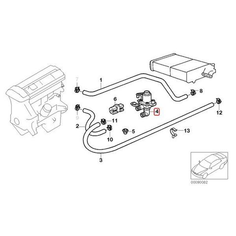 BMW ヒーターバルブ