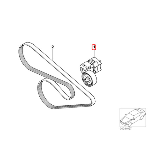 BMW ベルトテンショナーASSY