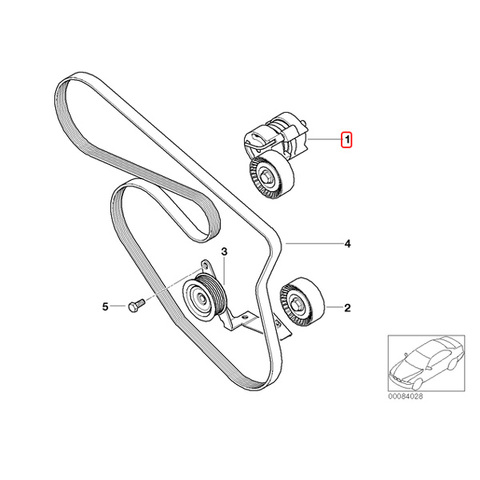 BMW ベルトテンショナーASSY