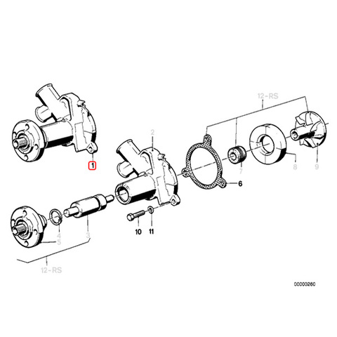 MEYLE製 BMW ウォーターポンプ