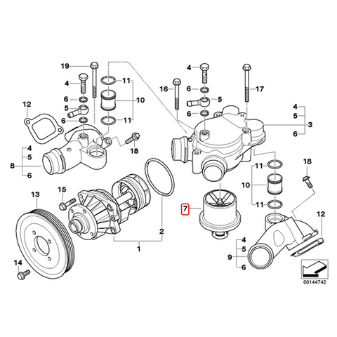 BMW サーモスタット/サーモスタッド