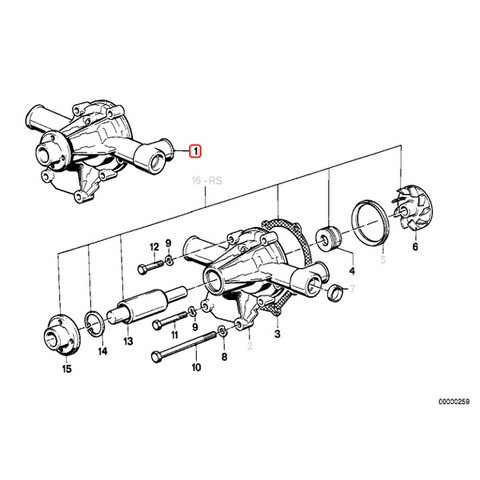 BMW ウォーターポンプ