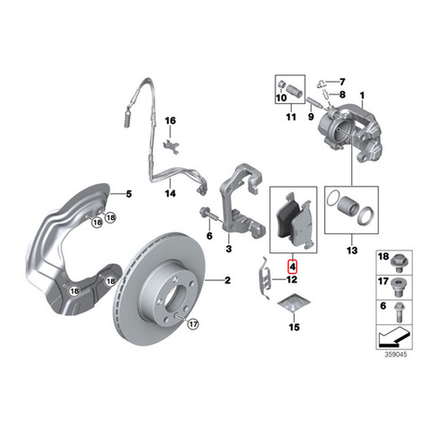 Brembo製 BMW ブレーキパッド