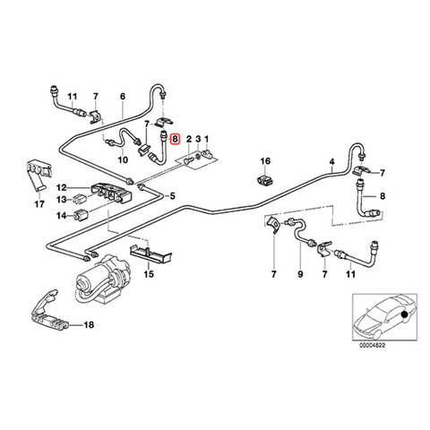 MEYLE製 BMW リア/リヤ ブレーキホース