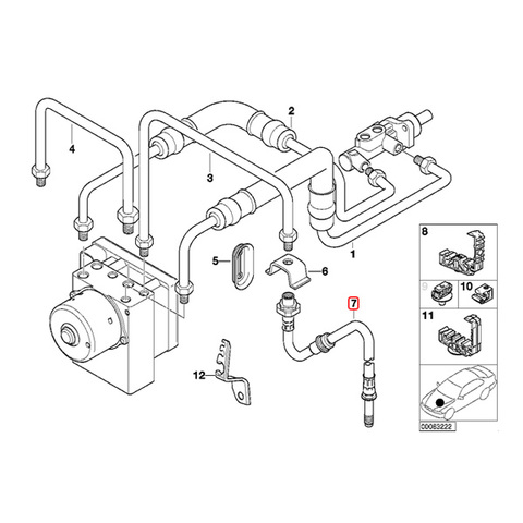 BMW フロント ブレーキホース