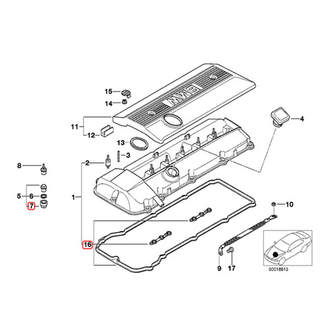 BMW タペットパッキン