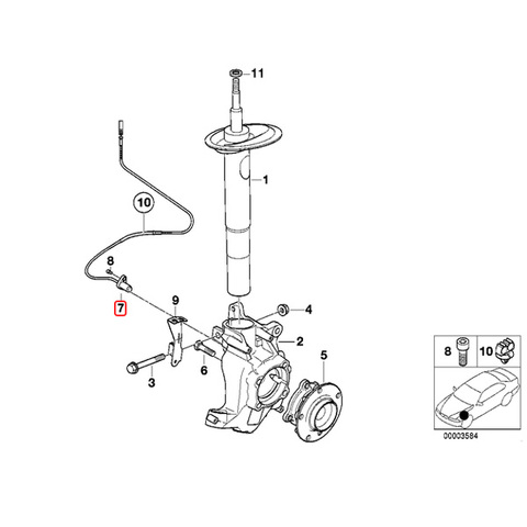 BMW フロント ABSセンサー