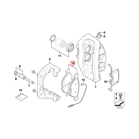 Brembo製 BMW ブレーキパッド