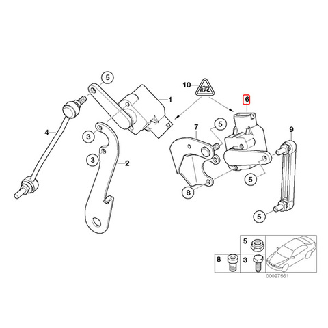 BMWエアサスハイトセンサー