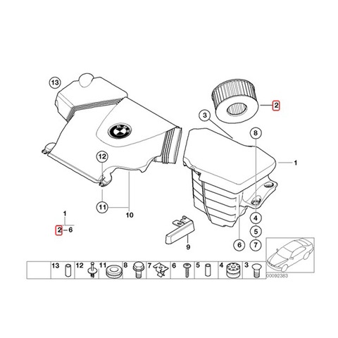 BMW エアフィルター