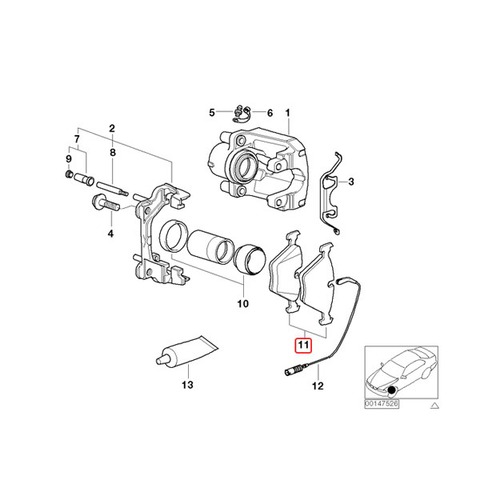 BMW フロント ブレーキパッド