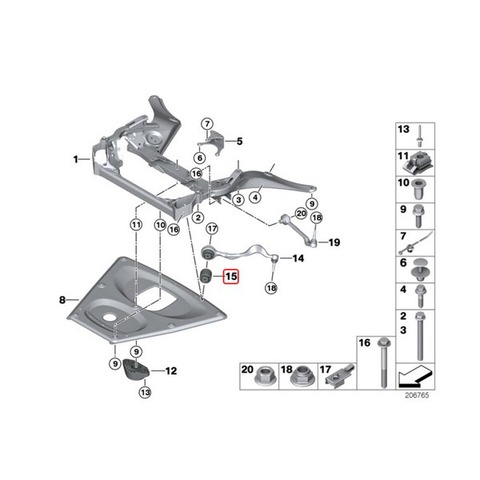 BMWフロント ラジアスアームブッシュ