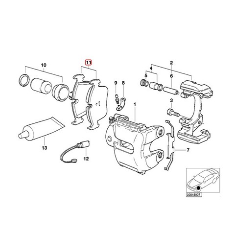 BMW フロント ブレーキパッド