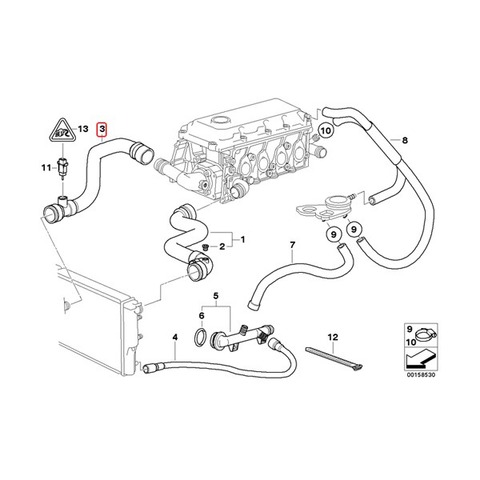 BMW ラジエーターホース
