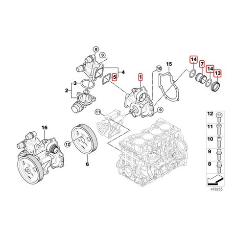 BMW ウォーターポンプ