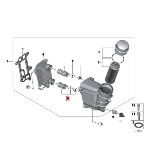 BMW オイルクーラーパイプ