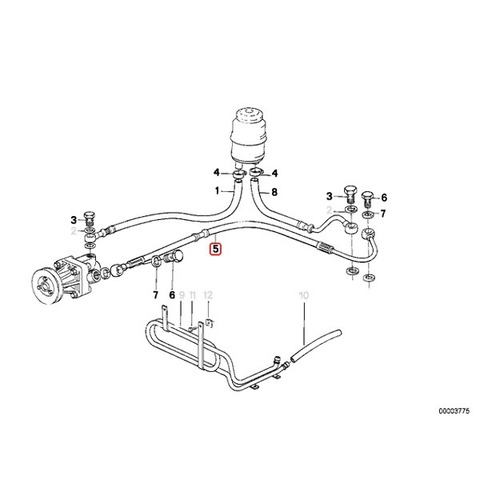 BMW パワステアリングホース